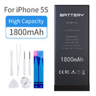 High Capacity Apple Iphone 5s Battery Replacement 1800mAh 0 Cycle Lithium Geniune