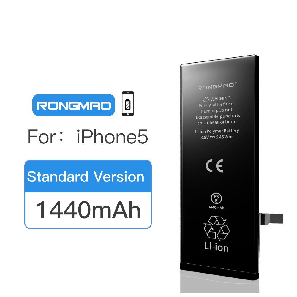 Lithium Ion Apple 5 Iphone Battery Replacement 1440mAh 3.82V 12 Months Warranty