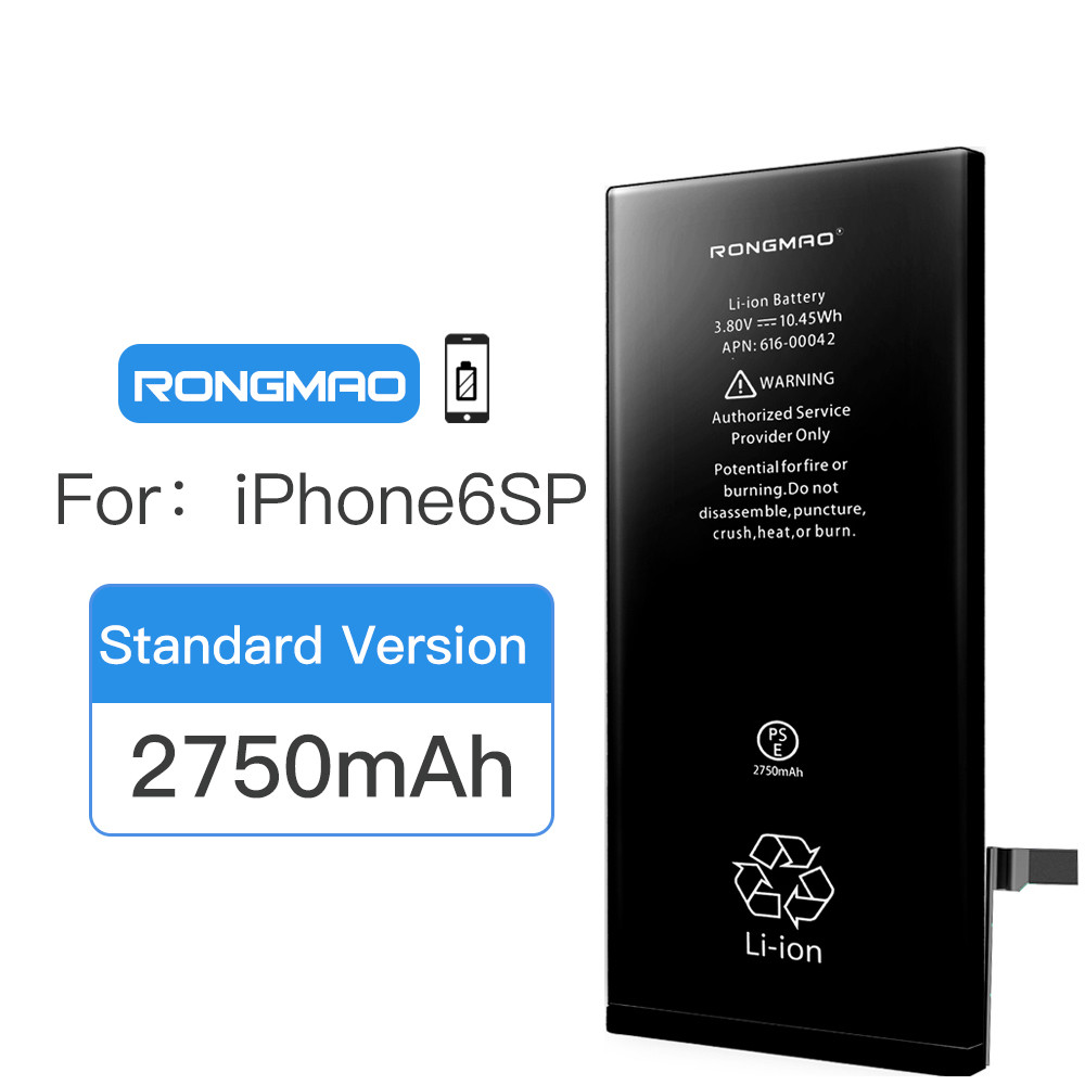 Factory cell phone rechargeable battery for apple iphone, li-ion for iphone 6s plus battery